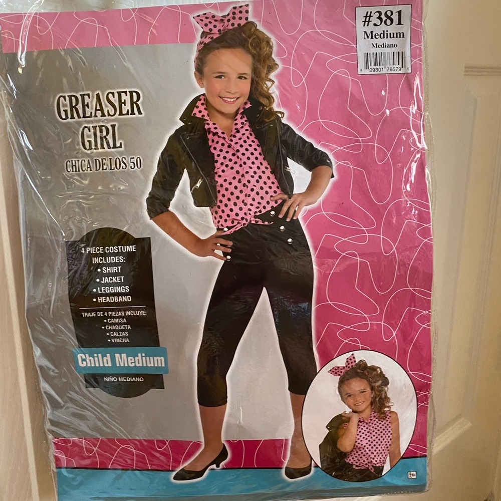Greaser Girl Halloween Costume
